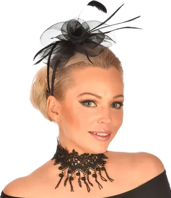 Produktbild von Halsband Perlen schwarz