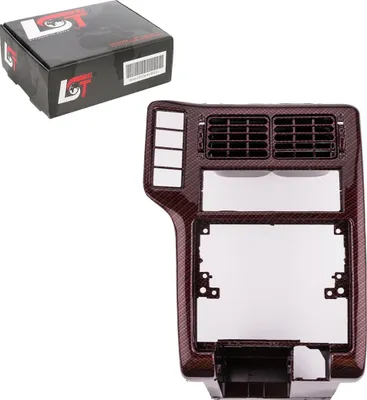 Produktbild von Blende Mittelkonsole Luftgitter Carbon Rot für VW POLO für SEAT IBIZA CORDOBA