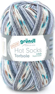 Produktbild von Gründl Sockenwolle Hot Socks Torbole 6-fach 150 g