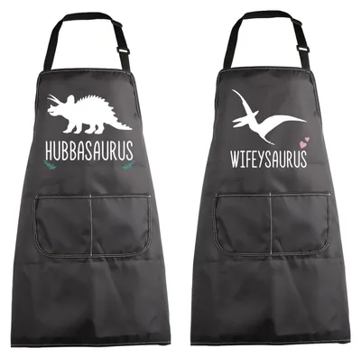Obrázok produktu pre Omgoods – Zábavná sada zástier pre páry – Hubbasaurus a Wifeysaurus