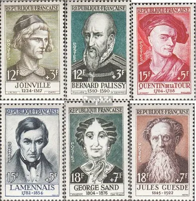 Produktbild von Briefmarken Frankreich 1957 Mi 1136-1141 (kompl.Ausg.) postfrisch Wohlfahrtsmarken