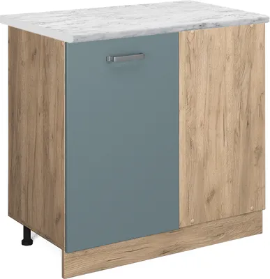 Immagine prodotto di Mobile ad angolo cucina Vicco R-Line Grigio-blu 86 cm PL Marmo, Model 46974