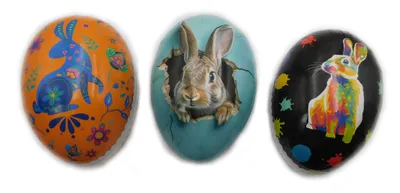 Produktbild von Original Nestler 3er Set Ostereier Sammler Ei 15cm Bunny Füllei handmade Deko Geschenkverpackung Limited Edition