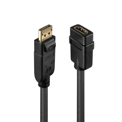 Immagine prodotto di Lindy 41005 cavo e adattatore video 0,15 m DisplayPort HDMI Nero