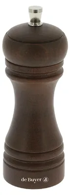 Immagine prodotto di Marlux 245: Macinapepe in legno di faggio, finitura scura, macinino in acciaio, colore blu scuro, 14 cm