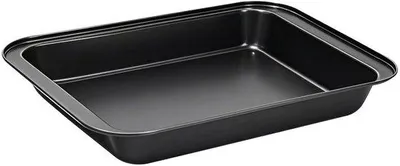 Immagine prodotto di Teglia da forno con rivestimento antiaderente - versatile e resistente - 1 pezzo - 31,5 x 22 x 5 cm - Acciaio al carbonio