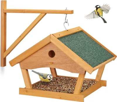 Produktbild von relaxdays Vogelfutterhaus Wand