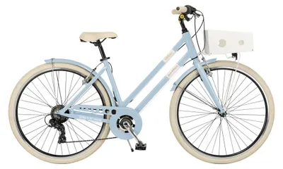 Immagine prodotto di Via Veneto Bici City Bike Milano Lady 28” 6V Azzurro Pariolino