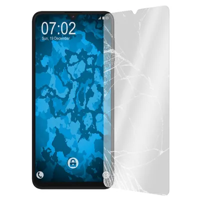 Produktbild von 2er-Pack PhoneNatic Glas-Folie klar kompatibel mit Samsung Galaxy A12 - Panzerglas für Galaxy A12