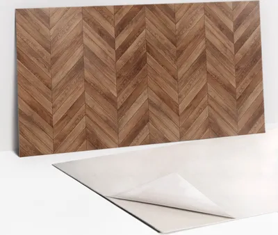 Produktbild von PVC-Wandschutz für die Küche - Stilvoller Schutz für Ihre Wände 100 x 50 Holzbretter