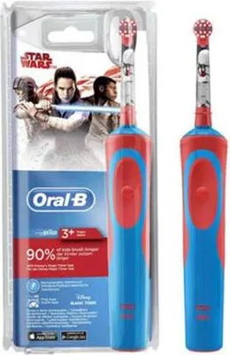 Obrázok produktu pre Elektrická zubná kefka Oral-B D100 Star Wars Rechargeable, pre deti, počet režimov čistenia 2, červená