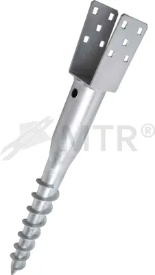 Obrázek produktu pro Vrut zemní kotva 121mm/1085mm Zn typ U