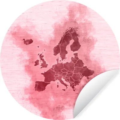 Produktbild von MuchoWow® - Wand Kreis - Wand Bild - Foto Tapete - Selbstklebende - Wohnzimmerdekoration - Wand Dekoration - Kinderzimmer