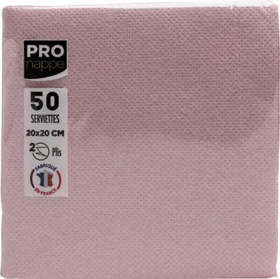 Produktbild von Pronappe 16x Pack 50 Cocktail-Servietten 2-lagig 20x20cm Altrosa SV622003I