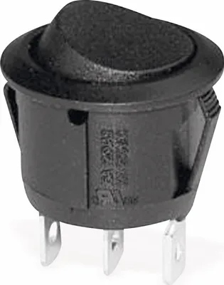 Produktbild von Wippenschalter 1xU 250V 10A sw, Ø 20,2 mm