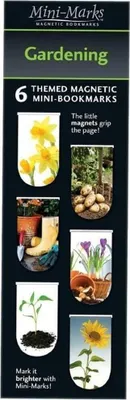 Immagine prodotto di Segnalibri magnetici Giardinaggio 6 pezzi