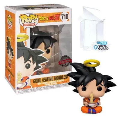 Produktbild von Dragon Ball Z - Goku (Eating Noodles) 710 - Funko Pop! - Vinyl Figur
