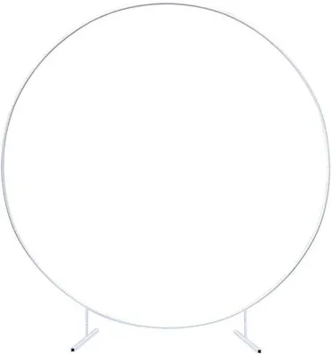 Produktbild von Famanu Ballonbogenständer 2,2m - Weißes Metallgestell für Feierdekoration