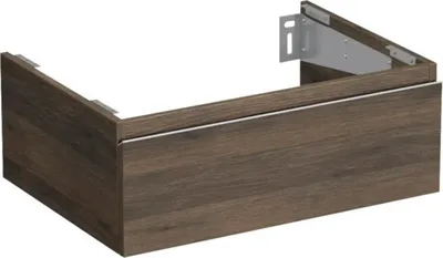 Produktbild von Jungborn Waschtischunterschrank TRENTA BxHxT 70 x 26 x 49,8 cm Frontfarbe eiche holzdekor TRE DESK SS 70 1Z S 25
