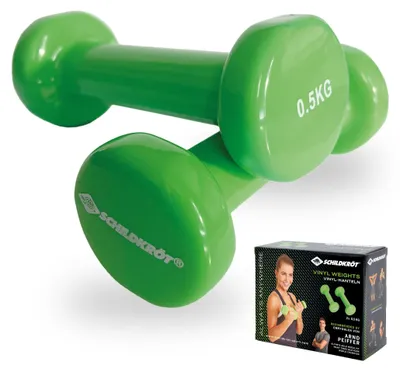Zdjęcie produktu dla Hantle winylowe SCHILDKRÖT 960204 SCHILDKRÖT, zestaw 0,5 kg, zielone