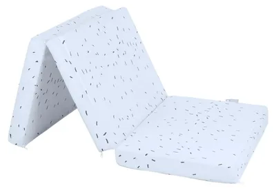 Image de Matelas pliable KikkaBoo Bear with me - 60 x 120 x 5 cm, Bleu