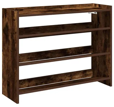 Zdjęcie produktu dla vidaXL Stojak na buty dąb wędzony 80x25x62 cm materiał drewnopochodny