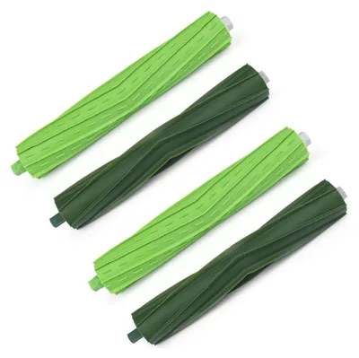 Produktbild von 2 Set Rollenbürsten für iRobot E5 E6 / i7 i7+ i3 i3+, 4 Gummibürsten, Roboterstaubsauger Ersatzteile