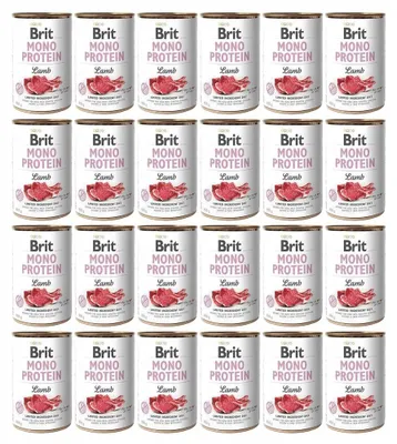 Produktbild von BRIT Mono Protein Lammfleisch 24 x 400 g