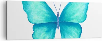 Produktbild von Bild auf Leinwand - Leinwandbild - Schmetterlinge Fliegen Kindheit Sommer - 140x50cm - Wand Bild - Wanddeko - Leinwanddruck - Bilder - Kunstdruck - Leinwand bilder - Wandkunst - AB140x50-2899