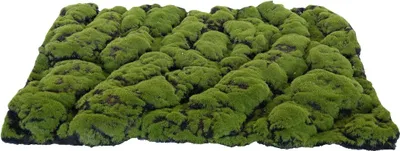 Produktbild von Kunstmoosmatte grob 70x50 cm grün-braun für Weihnachtsdorf Miniaturdorf