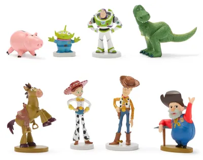 Produktbild von Disney Store Official, Toy Story, Figurenset, 8 Charaktere, 3-10 cm