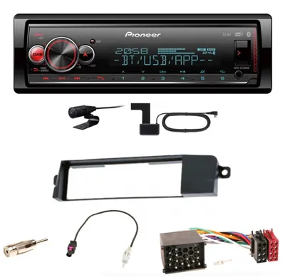 Produktbild von Pioneer MVH-S520DAB USB FLAC Digitalradio Bluetooth Einbauset für BMW 3er E46
