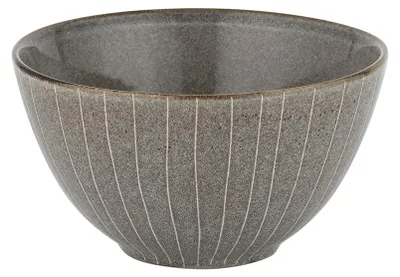 Image de Saladier gris rayé, 15 cm
