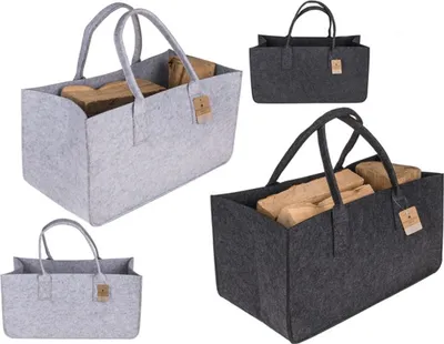 Produktbild von Filztasche für Kaminholz Zeitungen usw. Feuerholztache Einkaufstasche