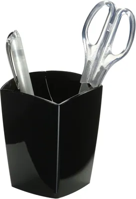 Image de Cep 1005300161 Pot à crayons Happy - noir, 74 x 74 x 95 mm