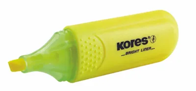 Obrázok produktu pre Kores TM36101, 10 kusov, Žltá, Čierna, Žltá