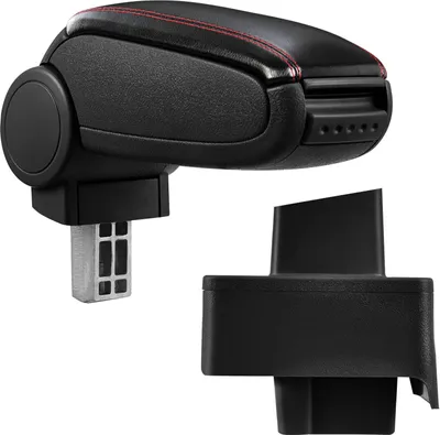 Immagine prodotto di Bracciolo centrale in pelle nero / rosso per Audi 80 B3/B4 90 CABRIO