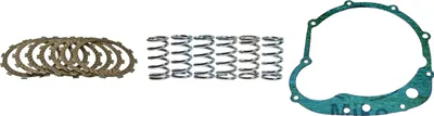 Immagine prodotto di Set frizione per Kawasaki Z 550 B, anni di produzione 1981-1982: dischi frizione, molle frizione e guarnizione del coperchio frizione di Pamoto - Nuovo