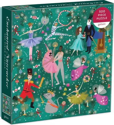Produktbild von GALISON Quadratisches Puzzle Verzauberter Nussknacker 500 Teile