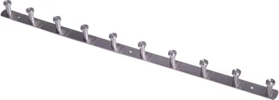 Produktbild von EDELSTAHL ? Kleiderhaken Garderobe Handtuchhalter Bad Hakenleiste 9 Haken