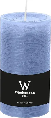 Produktbild von Wiedemann Marble Rustik Kerzen, Stumpenkerzen, Graublau 130 x Ø 68 mm