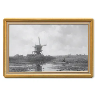 Produktbild von MuchoWow® Mauspad Mousepad Maler - Kunst - Gold - Rahmen 27x18 cm - Mousepads - Maus Mat - Pad - Mausunterlage - Büroartikel - Desk Matten