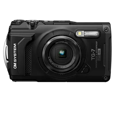 Zdjęcie produktu dla OM Digital Solutions Tough TG-7, 12,7 MP, 4000 x 3000 px, CMOS, 4x, 4K Ultra HD, Czarny