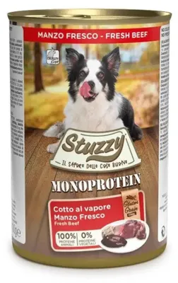 Produktbild von STUZZY Monoprotein Rind - Hunde Nassfutter - 12x400g