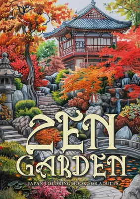 Produktbild von Zen Garten Japan Malbuch für Erwachsene