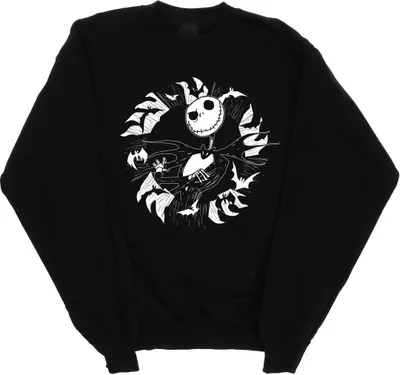 Produktbild von Disney - "Nightmare Before Christmas" Sweatshirt für Herren BI42619 (M) (Schwarz)