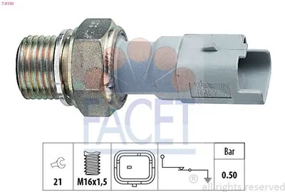 Produktbild von FACET 7.0130 Öldruckschalter Öldrucksensor für FORD Fiesta Mk6 Schrägheck (JA8, JR8) FOCUS III Turnier Fiesta Mk5 Schrägheck (JH1, JD1, JH3, JD3)