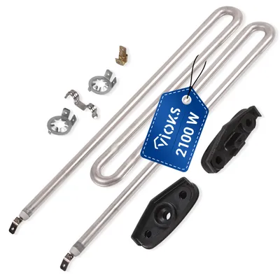 Produktbild von Heizstab 2100W passend wie Miele 6260483 Heizelement für Trockner Waschmaschine