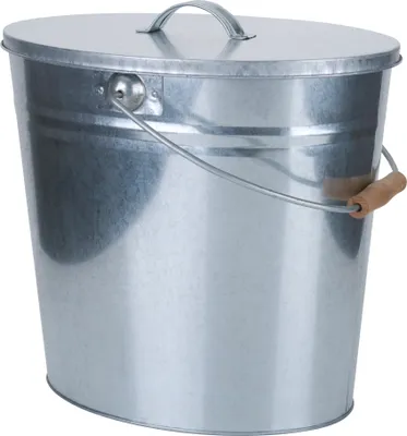 Produktbild von Ascheeimer, Metall verzinkt, ca. 15 l