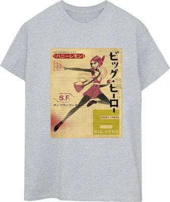 Produktbild von Disney - "Big Hero 6" T-Shirt für Damen BI15513 (L) (Grau)